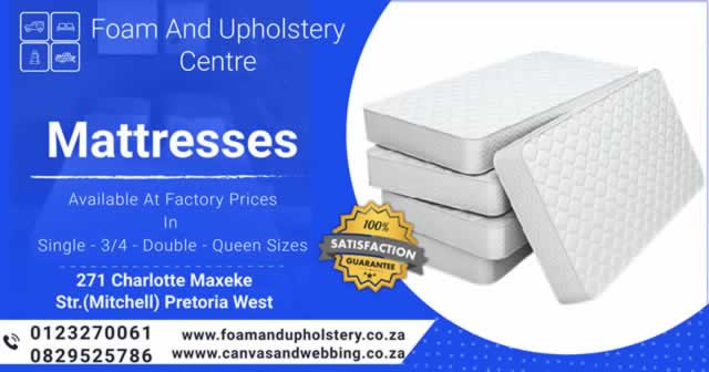 Queen Bed Base and Mattress